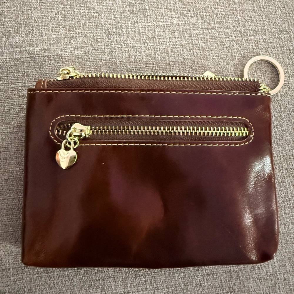 Brighton Elegant Brown Genuine Leather‎ Women's Bag, Coin Pouch